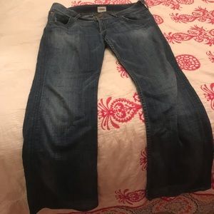 Hudson petite signature bootcut jeans